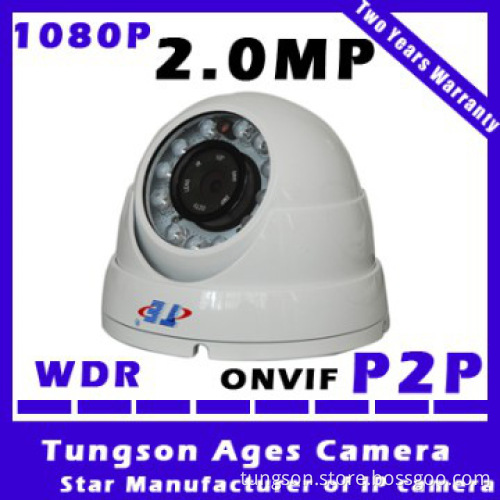 ONVIF 2 Megapixel Aptina CMOS CCTV Dome Camera